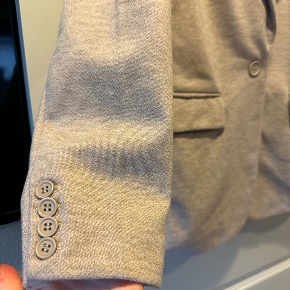 Oat New York Slim boyfriend Blazer in Heather Taupe - Picture 3 of 6